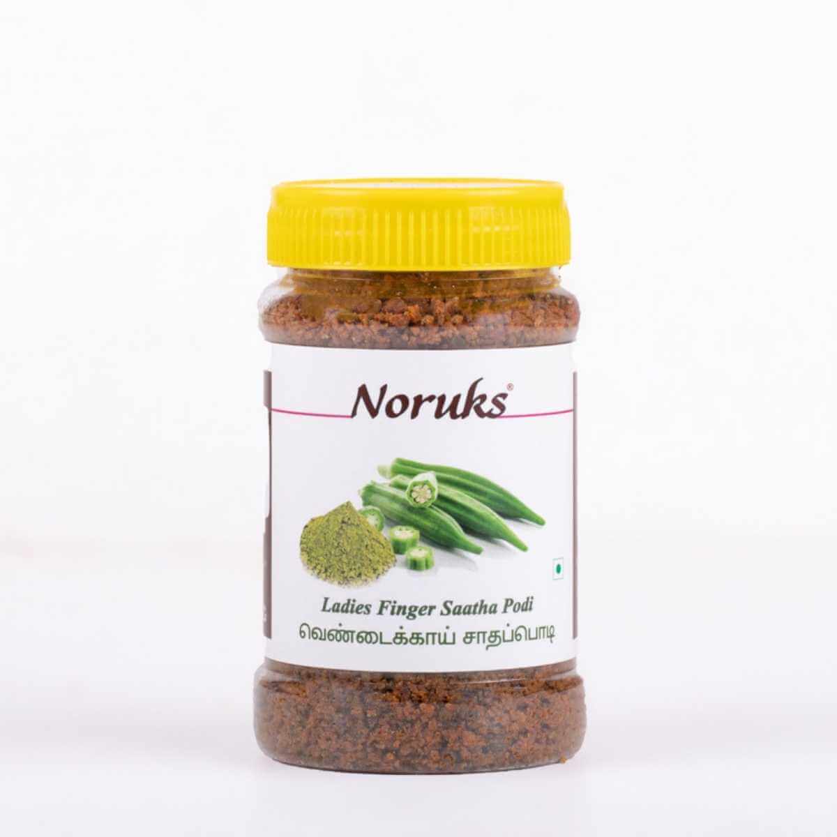 Ladies Finger Saatha Podi - Snackative -