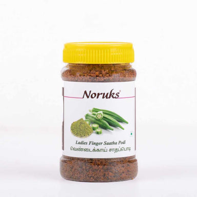 Ladies Finger Saatha Podi - Snackative -