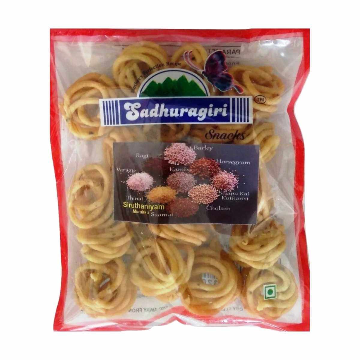 Theni Sirudhanyam Murukku - Snackative -