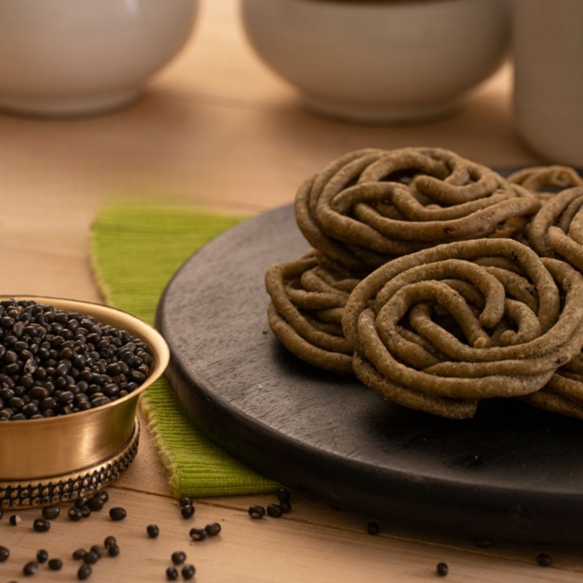 Black Gram (Karuppu Ulundhu) Murukku