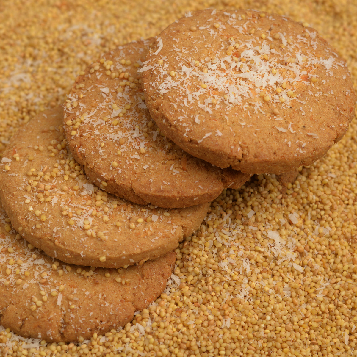 Thinai (Foxtail Millet) Coconut Cookie