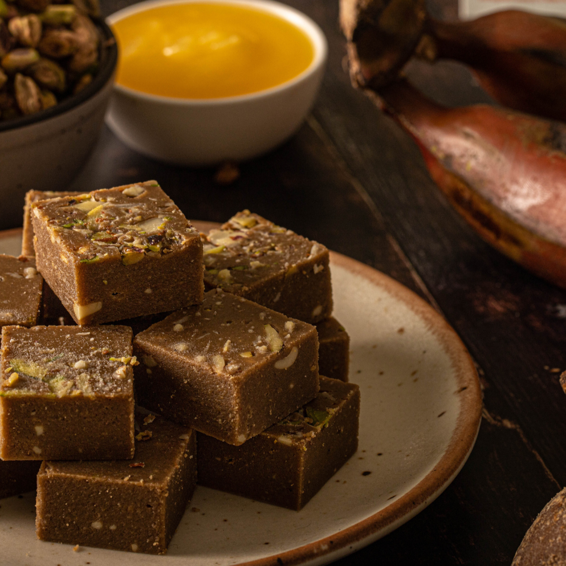 Red Banana Karupatti (Palm Jaggery) Bar