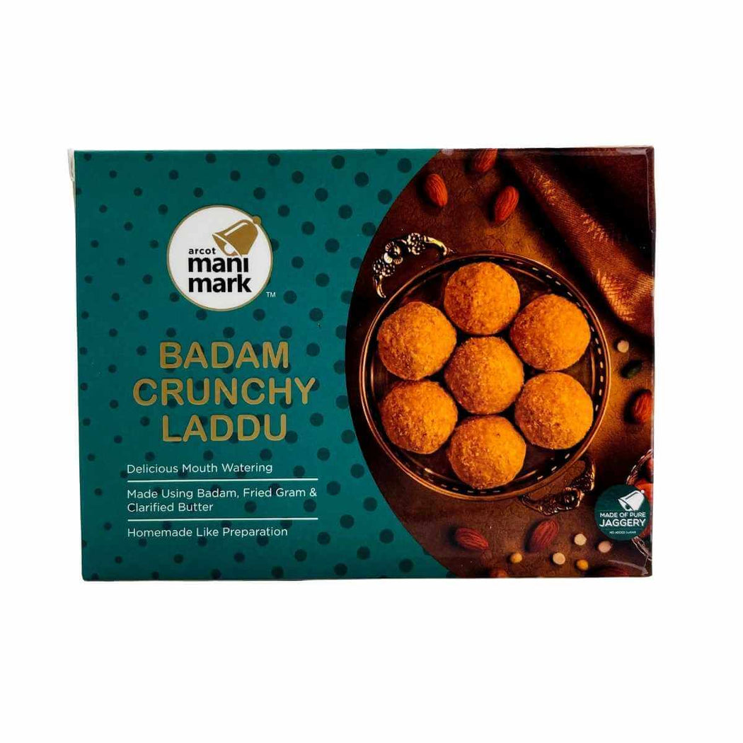 Badam Crunchy Laddu - Snackative - 