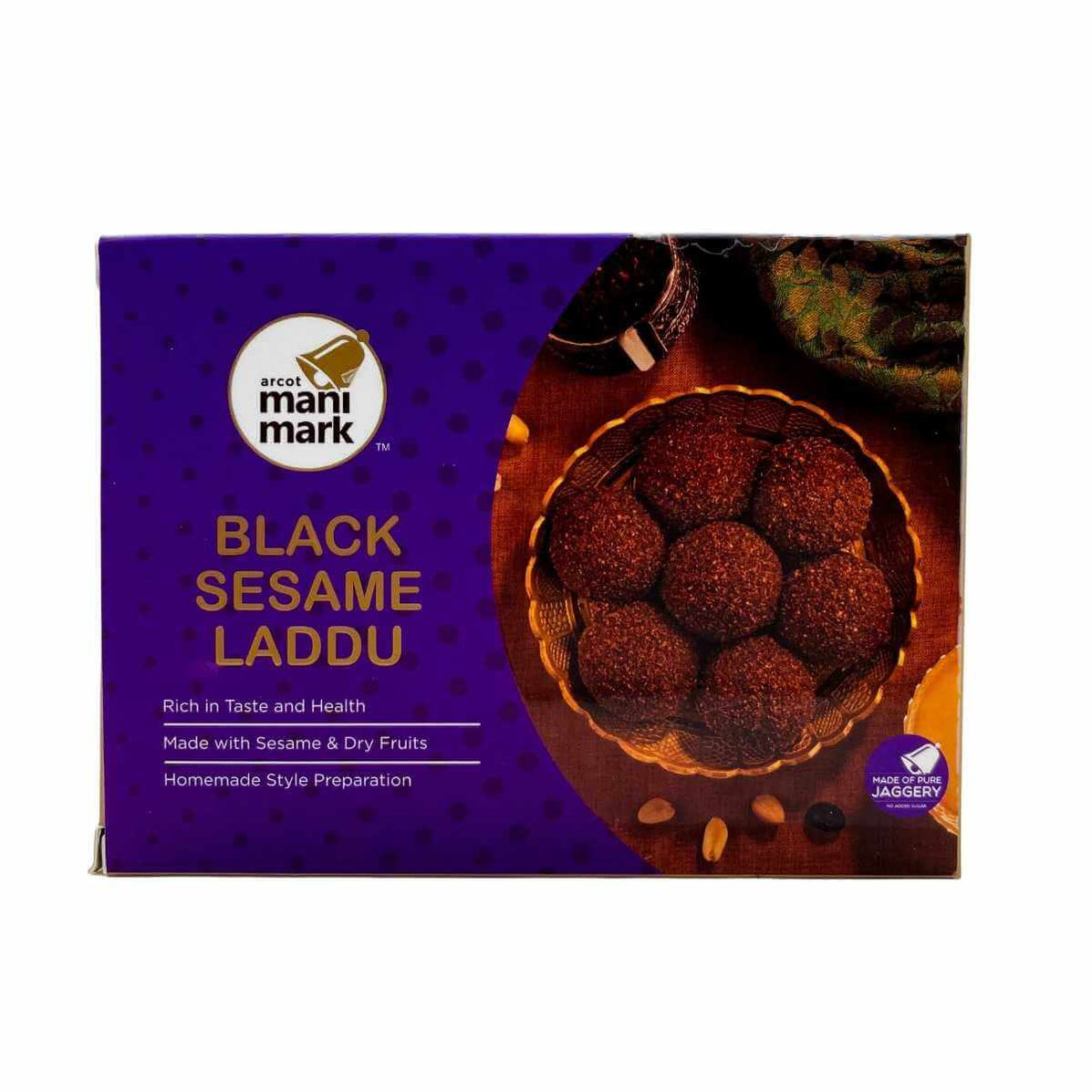 Black Sesame Laddu | Buy Black Sesame Laddu Online in USA — Snackative