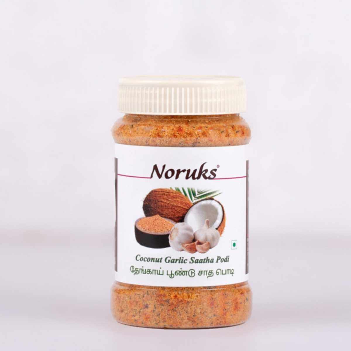 Coconut Garlic Saatha Podi - Snackative - 