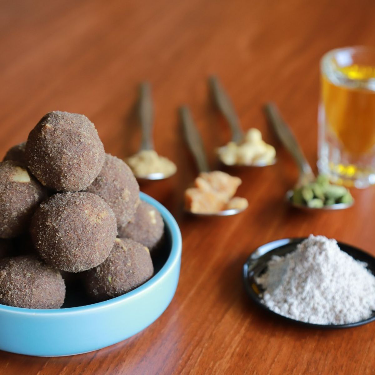 Finger Millet (Ragi) Pandhari Laddu