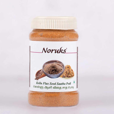 Kollu Flax Seed Saatha Podi - Snackative - 