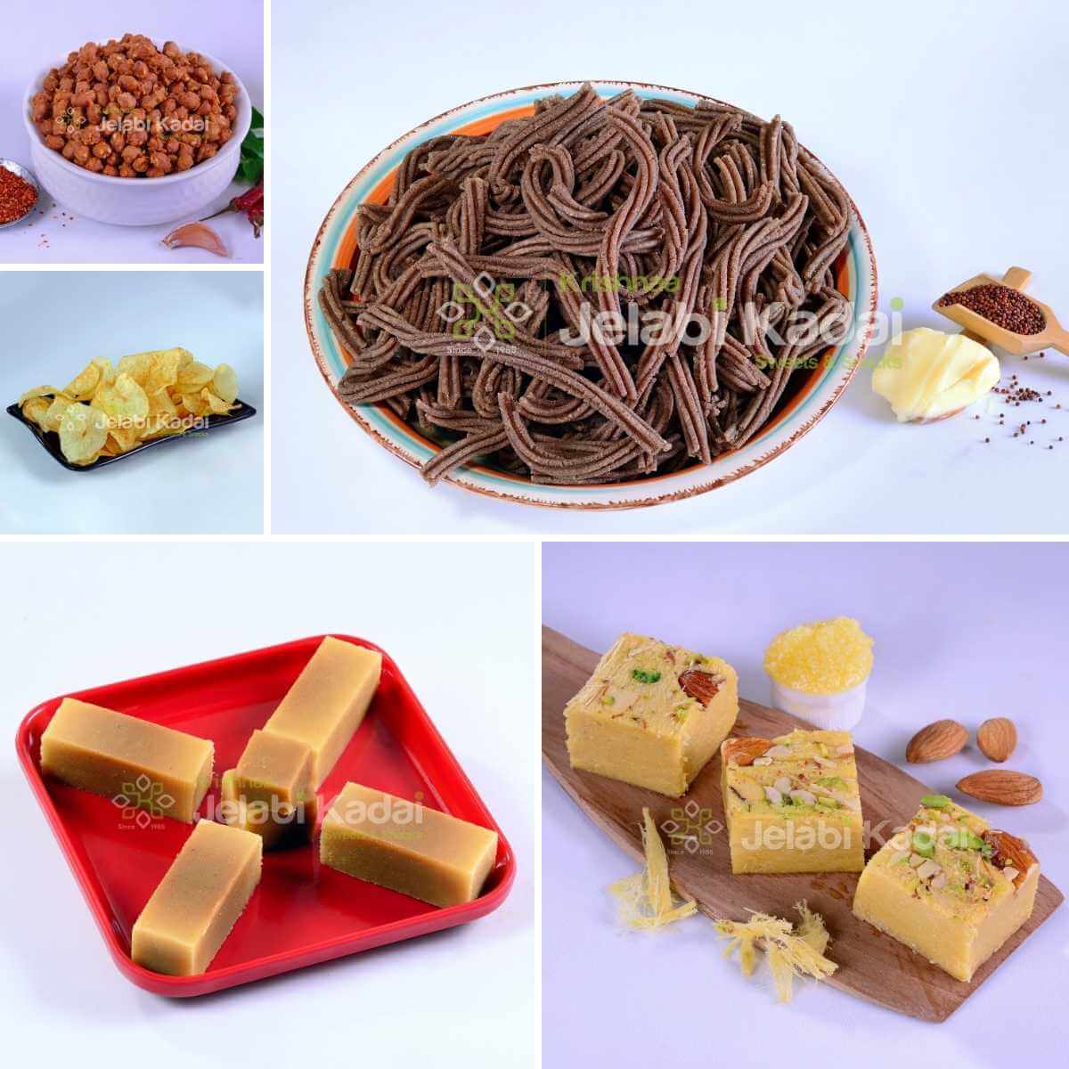 Krishnaa Jelabi Combo (2500GMS) - Snackative - 