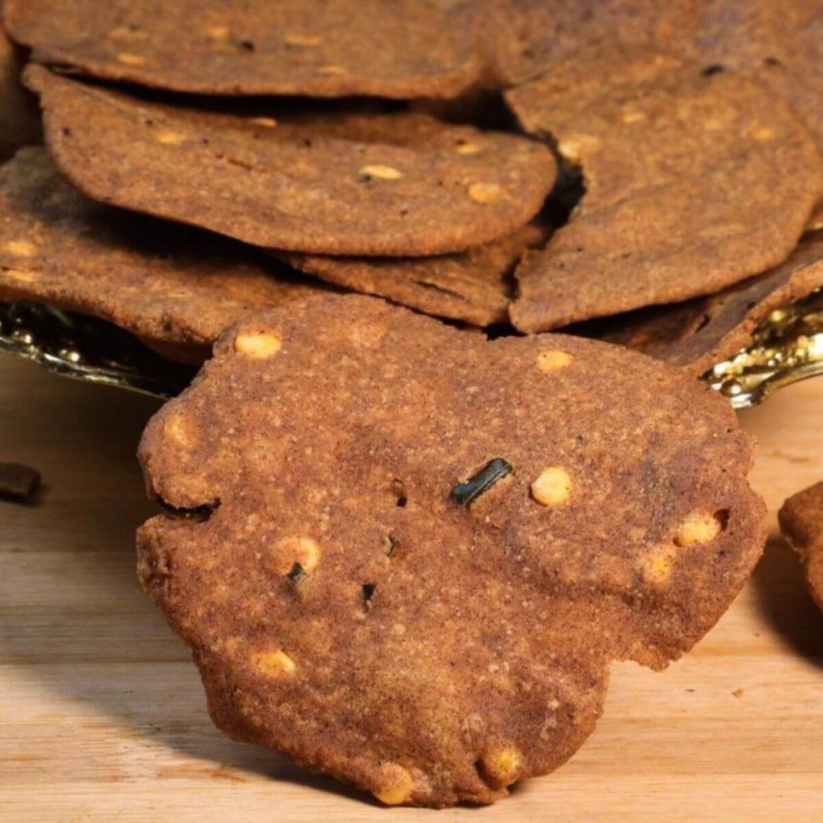 Kuthiraivali (Barnyard Millet) Pepper Peanut Thattai-Snackative